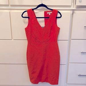 Banana Republic sheath with bust detailing